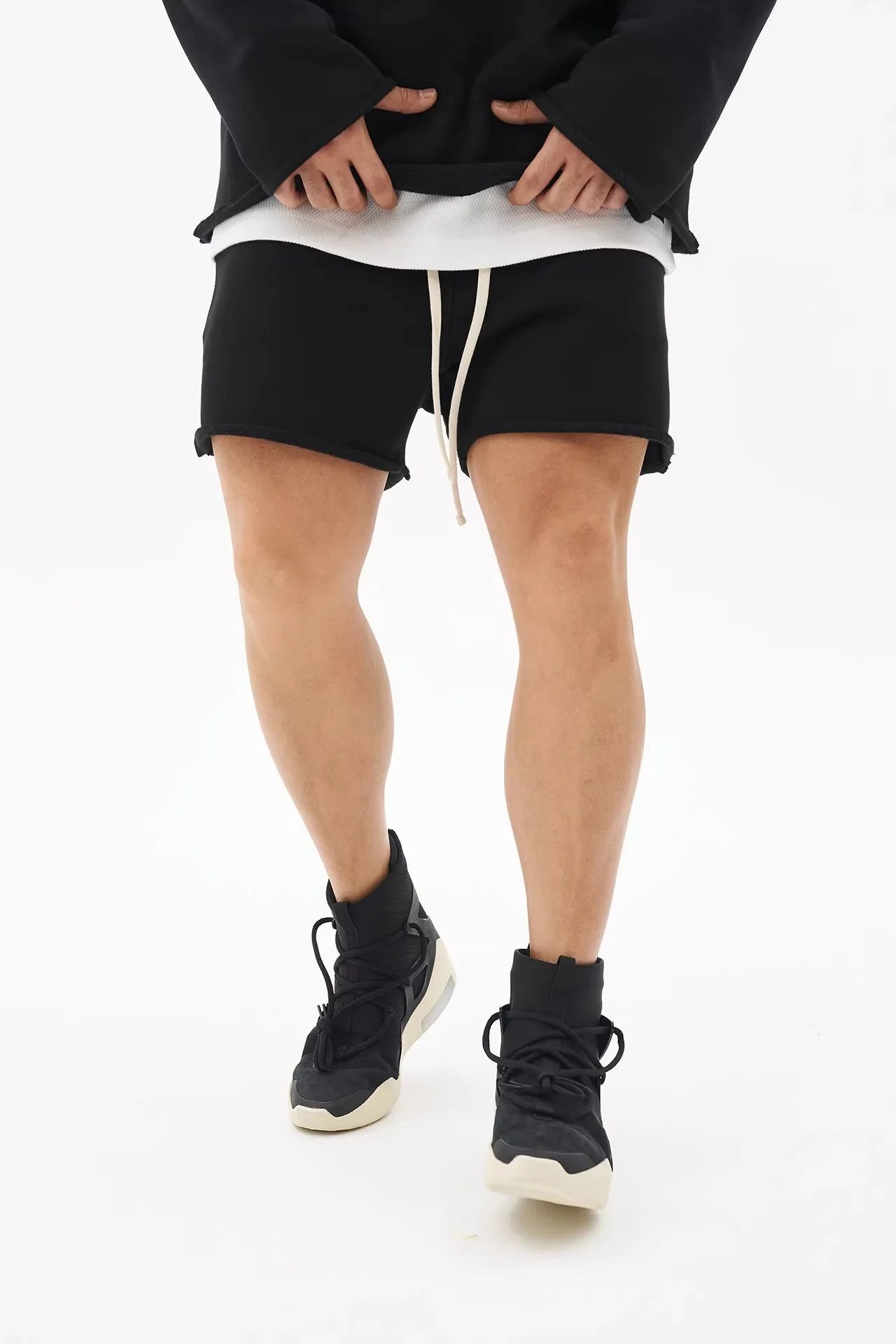Männer Shorts Casual Kurze Hosen Zerrissene Baumwolle Gym Shorts Männer Jogger Workout