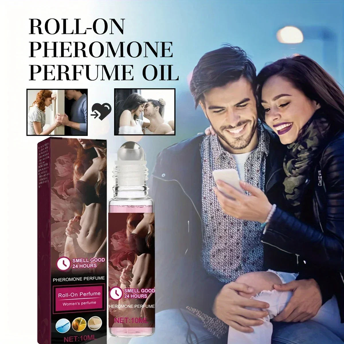 Sex-Parfüm, Pheromon für Männer, um Frauen anzulocken, Intimpartner-Parfüm, langlebig, stimuliert Flirten, Parfüm, sexuell Öl
