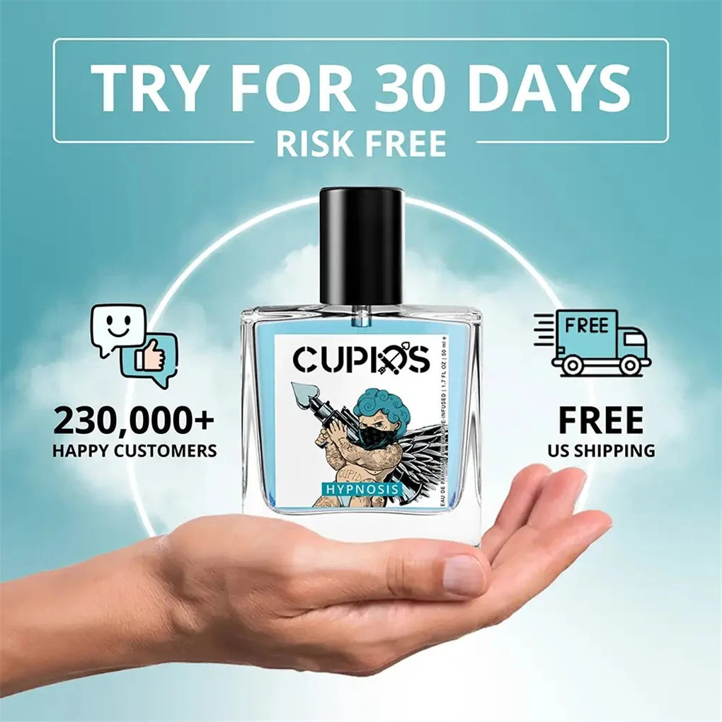 50 ml Original Cupid Herren Pheromon Köln Anhaltender reifer hypnotischer reichhaltiger Duft Hochwertiges Parfüm Körperspray Schnelle Lieferung