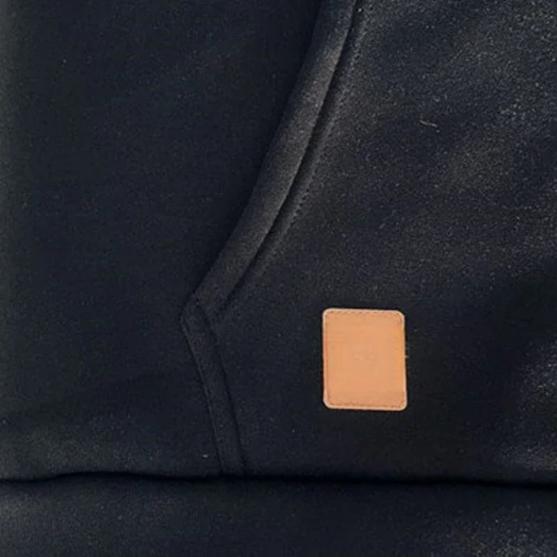 Lässiges Sport-Langarm-Sweatshirt für Herren mit Kapuze in großen Größen und modischer Fitness-Pullover für Herbst und Winter 2025