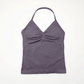 NCLAGEN Impact Longline Riemchen-Top, Sport-Yoga-Weste, Damen-Fitness-Tanktop, Fitnessstudio, schöner BH mit offenem Rücken, Lauftraining, Neckholder