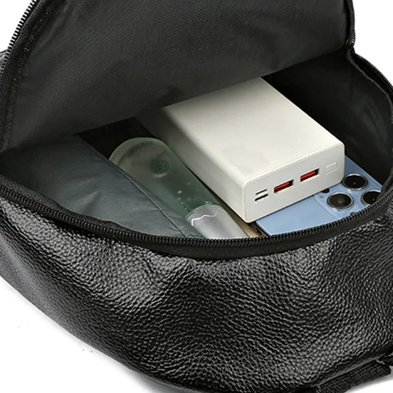 Praktischer, vielseitiger Freizeitrucksack für den täglichen Gebrauch, verstellbarer Riemen, mehrere Taschen, leichte, lässige, funktionelle Umhängetasche