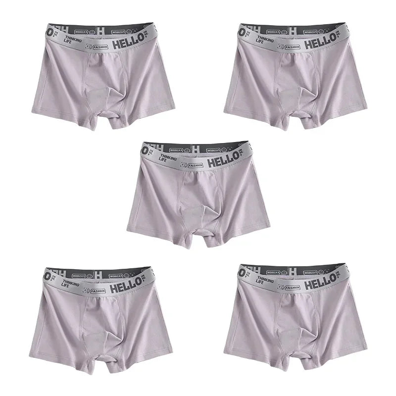 1/5 Stück Herrenunterwäsche, atmungsaktiv, bequem, schnell trocknend, dehnbar, Boxershorts, sexy Unterhosen, trendige Boxershorts für Herren