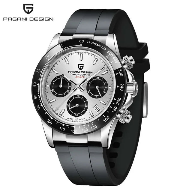 40mm Neue V2 PAGANI DESIGN männer Quarz Uhren Sapphire Retro Chronograph Edelstahl Wasserdichte Uhr Männer Relogio Masculino