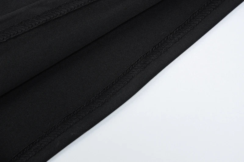 Hugcitar Frauen Mode Rollkragen Lange Ärmel Schwarz Sexy Bodycon Maxi Prom Kleid Herbst Casual Kleidung Streetwear Party Festival