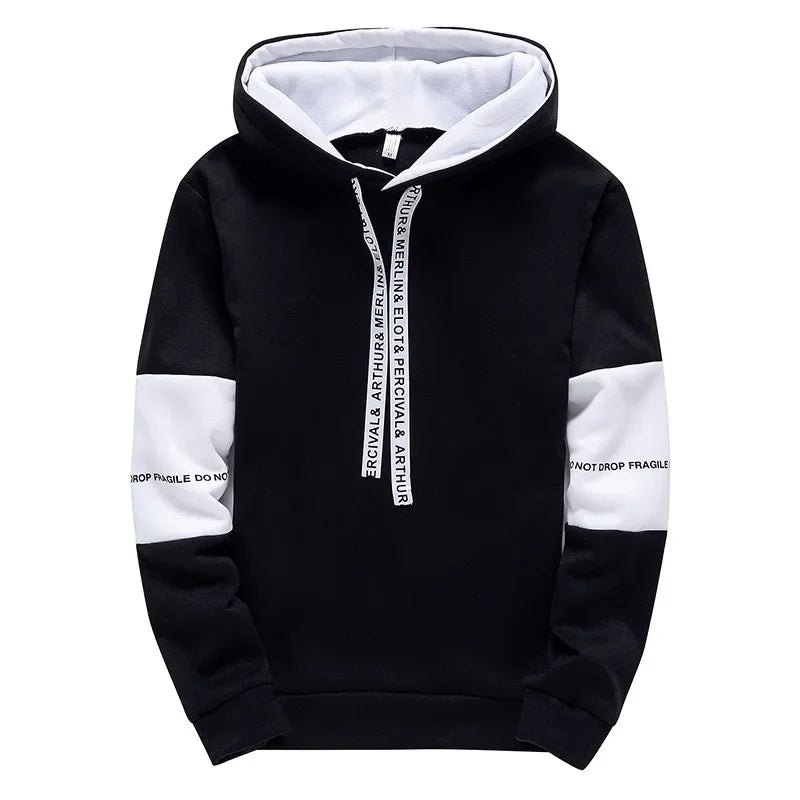 Männer Hoodies Langarm Casual Druck Mit Brief Sweatshirts Neue Frühjahr Hip Hop Pullover Sport Top Männliche Mit Kapuze Sweatshirts