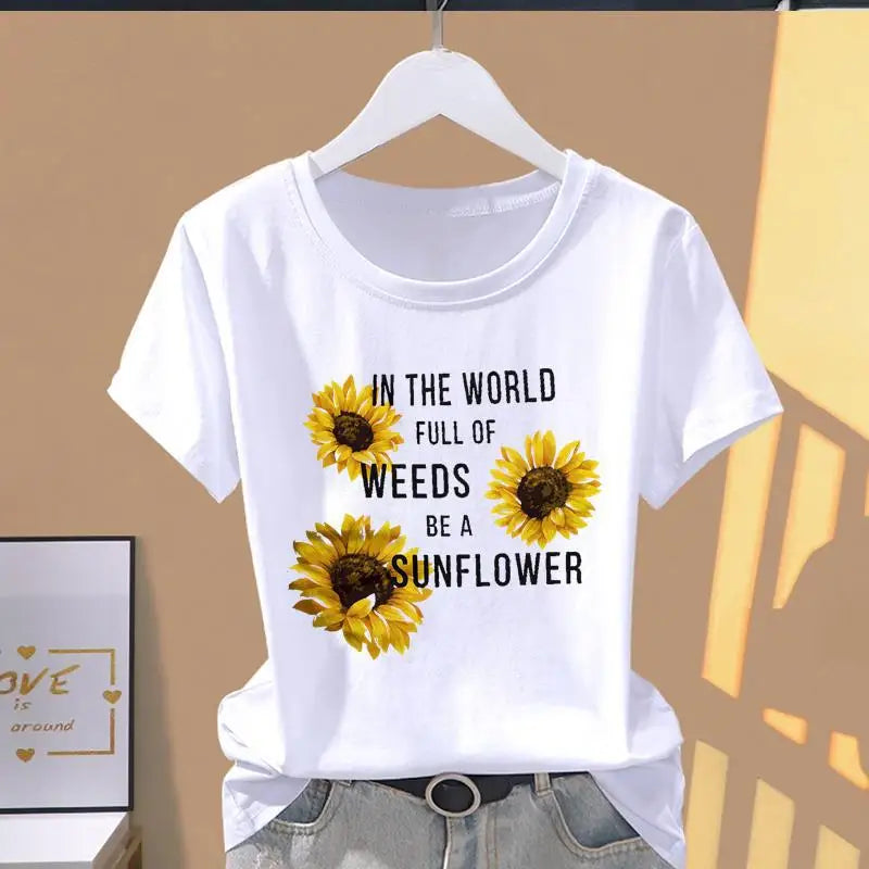 Klassisches, meistverkauftes, rosa, trapezförmig gemustertes, bedrucktes Damen-T-Shirt mit Rundhalsausschnitt und kurzen Ärmeln, modisches, sportliches Sommer-Modal-T-Shirt.
