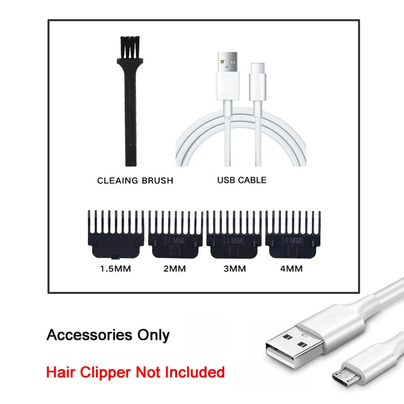 Elektrische Vintage Rasierer Barber Cordless Haar Schneiden Maschine USB Lade Haar Trimmer Tragbare Haar Clipper Geeignet Für Männer