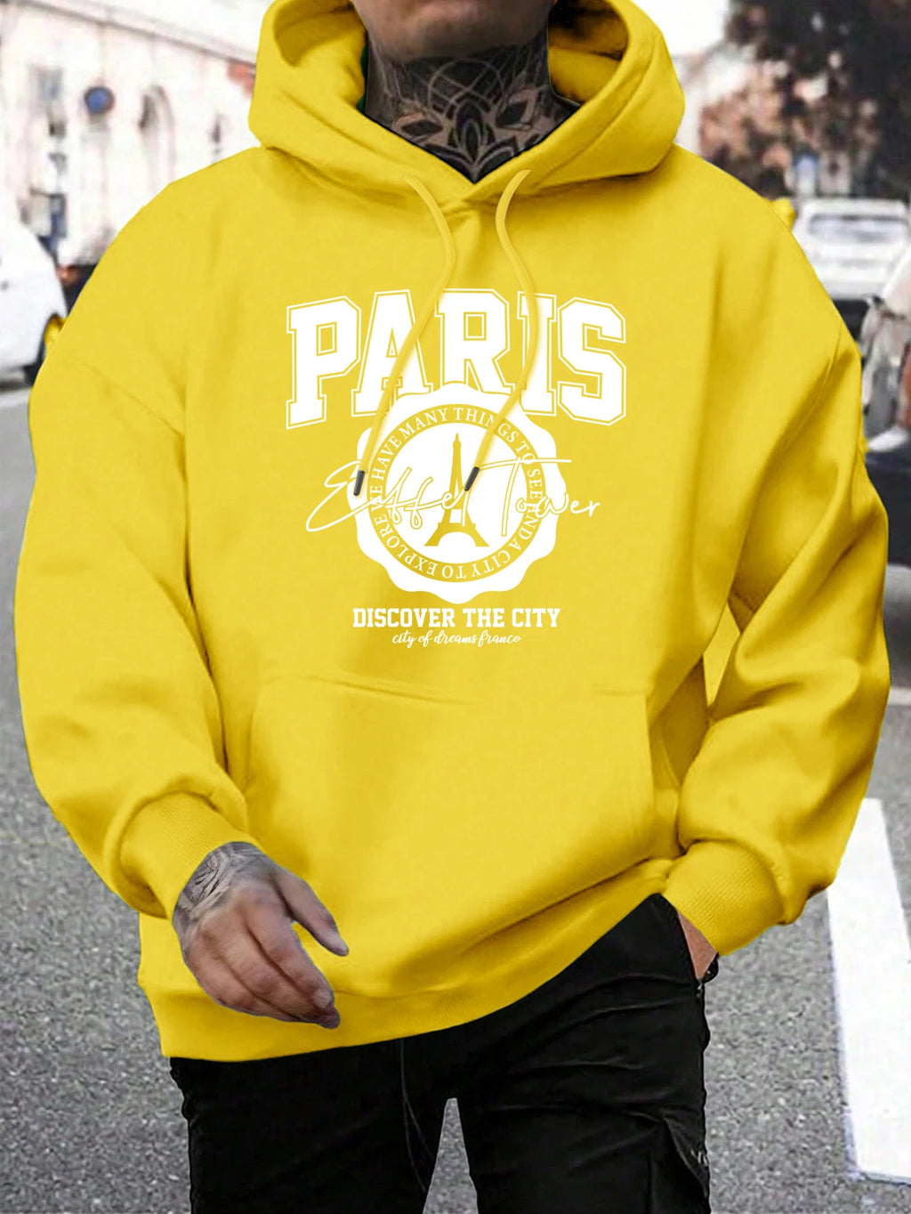 Whiskey Castle Print Herren Hoodies Mode Pelz-Liner Hoodie Warme Fleece S-Xxl Hoody Mann Herbst Hohe Qualität kleidung