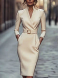 Herbstliches französisches High-End-Temperament-Promi-Kleid im kleinen duftenden Stil für Frauen