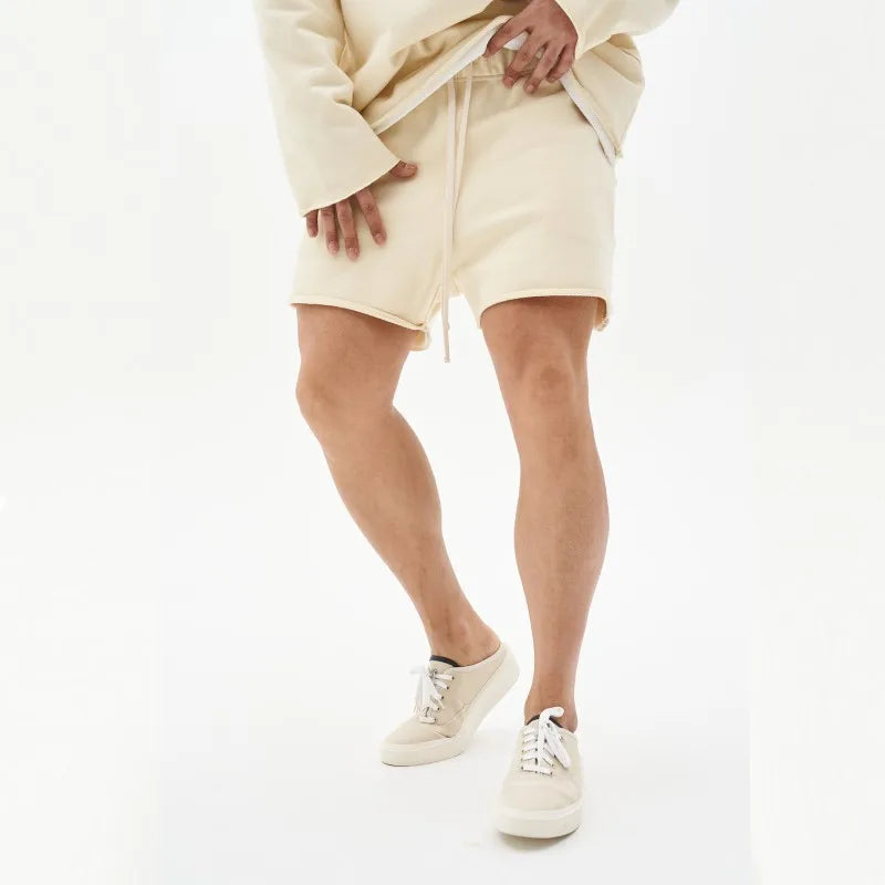 Männer Shorts Casual Kurze Hosen Zerrissene Baumwolle Gym Shorts Männer Jogger Workout