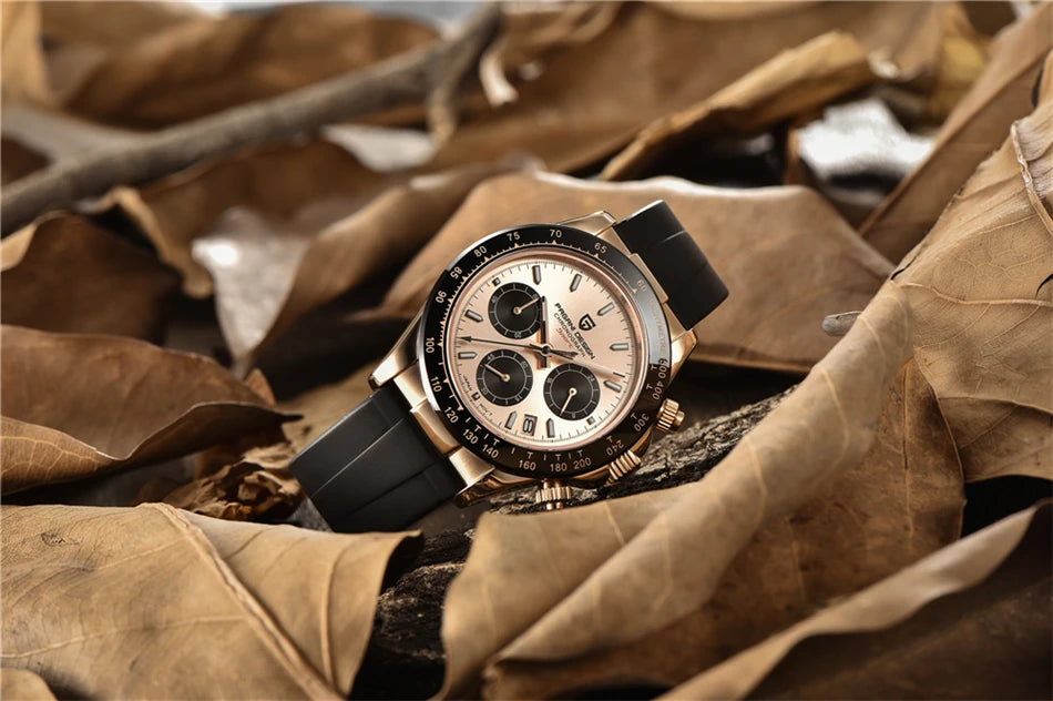 40mm Neue V2 PAGANI DESIGN männer Quarz Uhren Sapphire Retro Chronograph Edelstahl Wasserdichte Uhr Männer Relogio Masculino