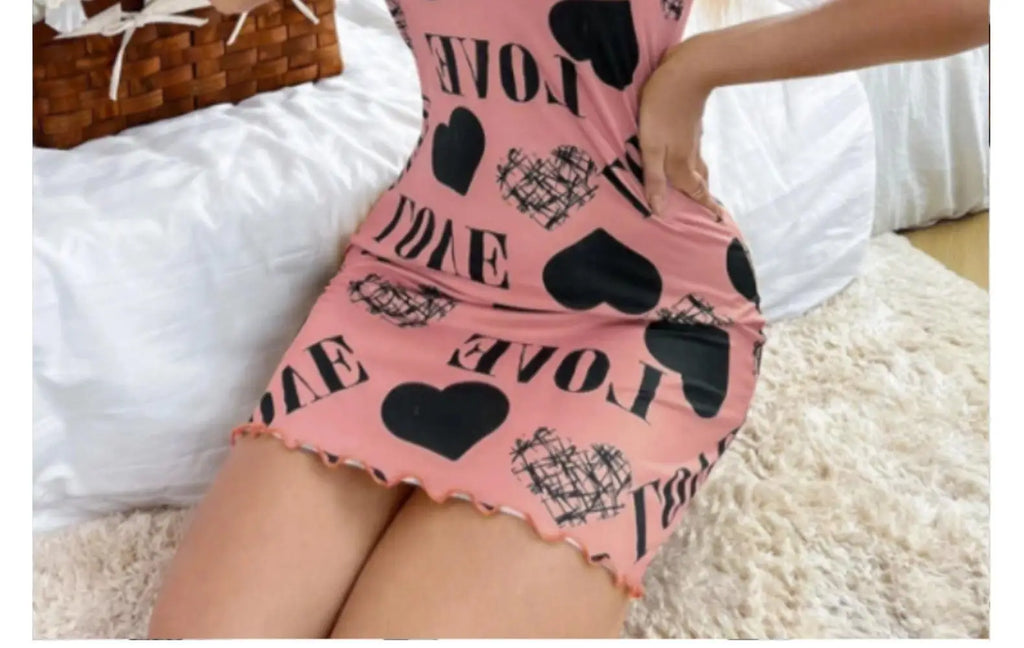 Damen-Pyjamas, sexy Kleid, Nachtkleid für Damen, Nachtwäsche, Damen-Hauskleidung, Schlaf-Shirts, Nachthemden, Sommer-Pyjama-Nachthemd