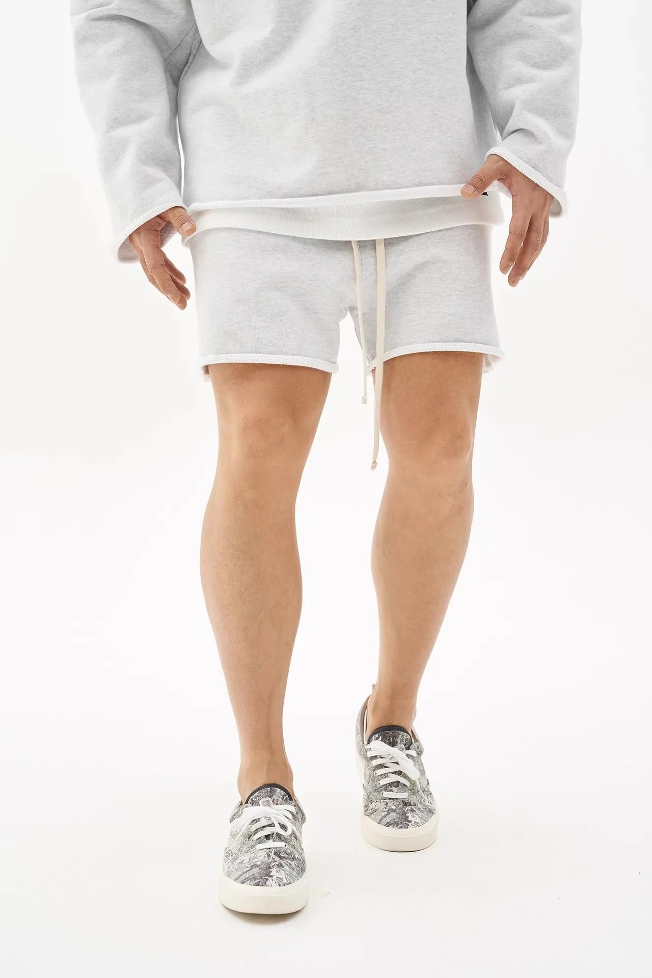 Männer Shorts Casual Kurze Hosen Zerrissene Baumwolle Gym Shorts Männer Jogger Workout
