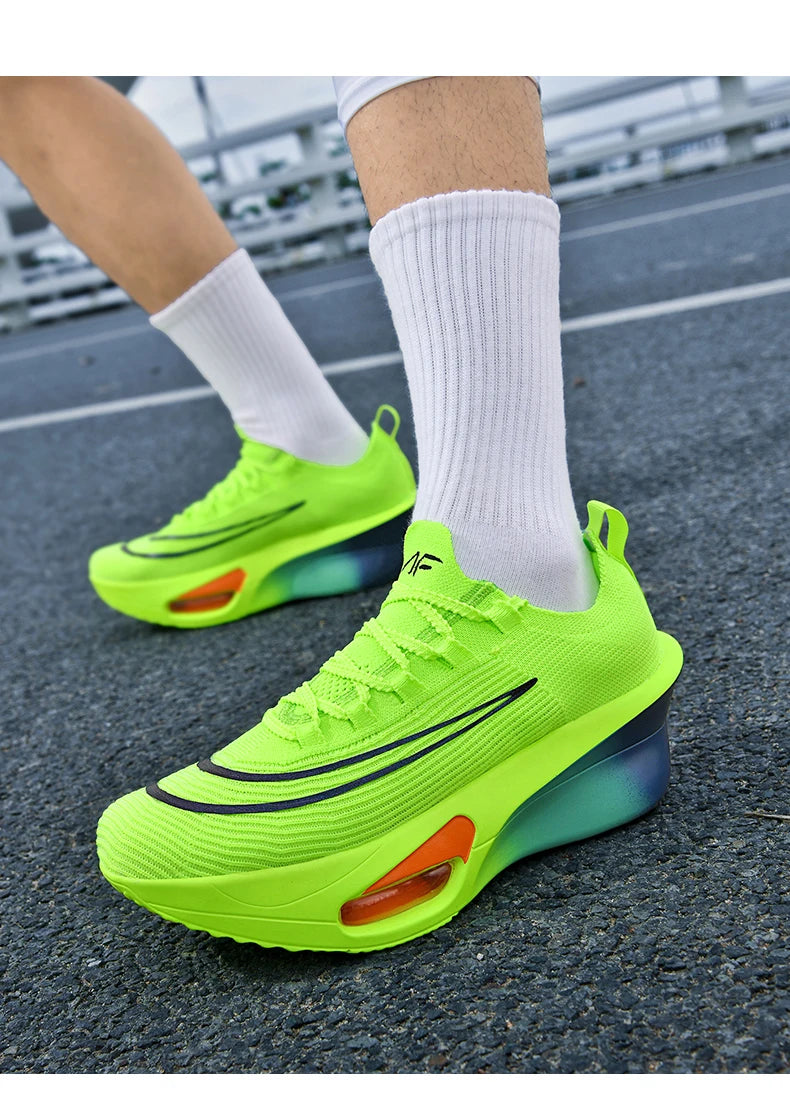 Luftpolster-Laufschuhe, Marathon-Spezialität, Herren, Sport, atmungsaktiv, leicht, Damen, bequem, sportlich, rutschfest