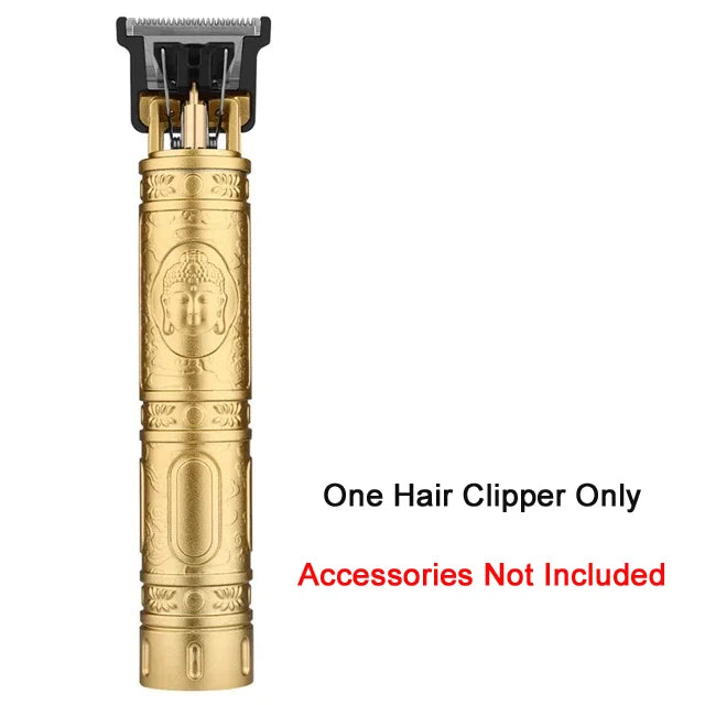 Elektrische Vintage Rasierer Barber Cordless Haar Schneiden Maschine USB Lade Haar Trimmer Tragbare Haar Clipper Geeignet Für Männer