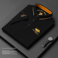 2024 hohe Qualität männer Baumwolle Bestickt Polo-Shirt Sommer Neue High-end-Business Casual Revers Kurzarm T-shirt