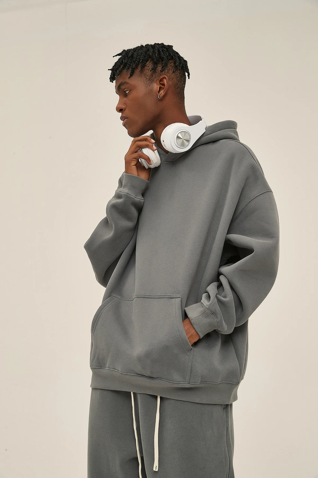 Loose fleece sweater