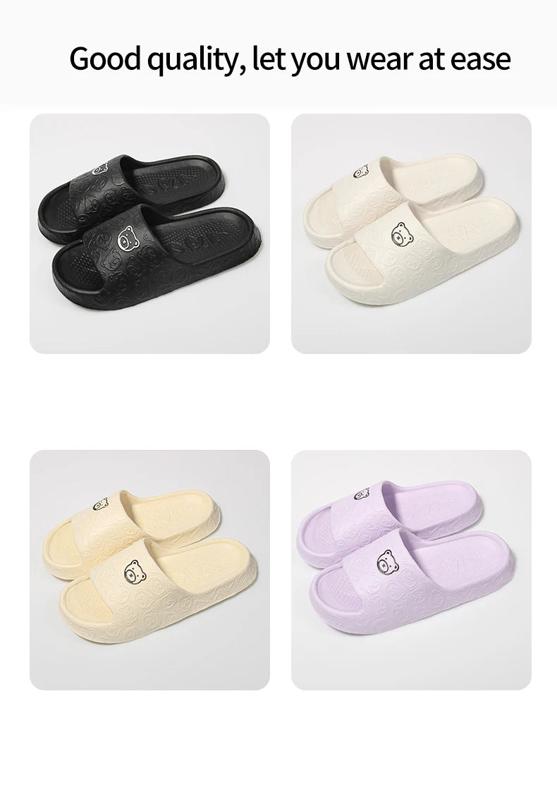 Rutschfeste Hausschuhe für Damen, Oberbekleidung, 2024, neues Badezimmer, Badezimmer, Innenbereich, Sandalen für Damen, Sommer, Eva