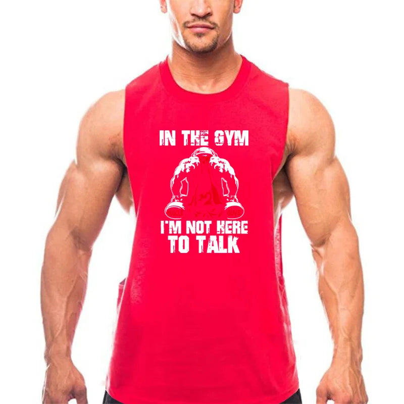 Gym Bodybuilding Tank Tops Herren Fitness Baumwolle Open Side Westen Muscle Workout Ärmellose Shirts Sommer Kühle Atmungsaktive Kleidung
