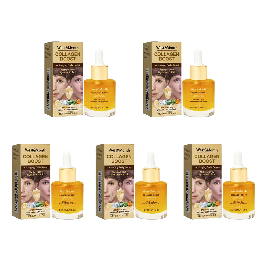 Kollagen-Gesichtsserum, feuchtigkeitsspendend, straffend, glättend, nährend, aufhellend, Gesichtshaut, verblasst feine Linien, Anti-Aging-Gesichtsessenz