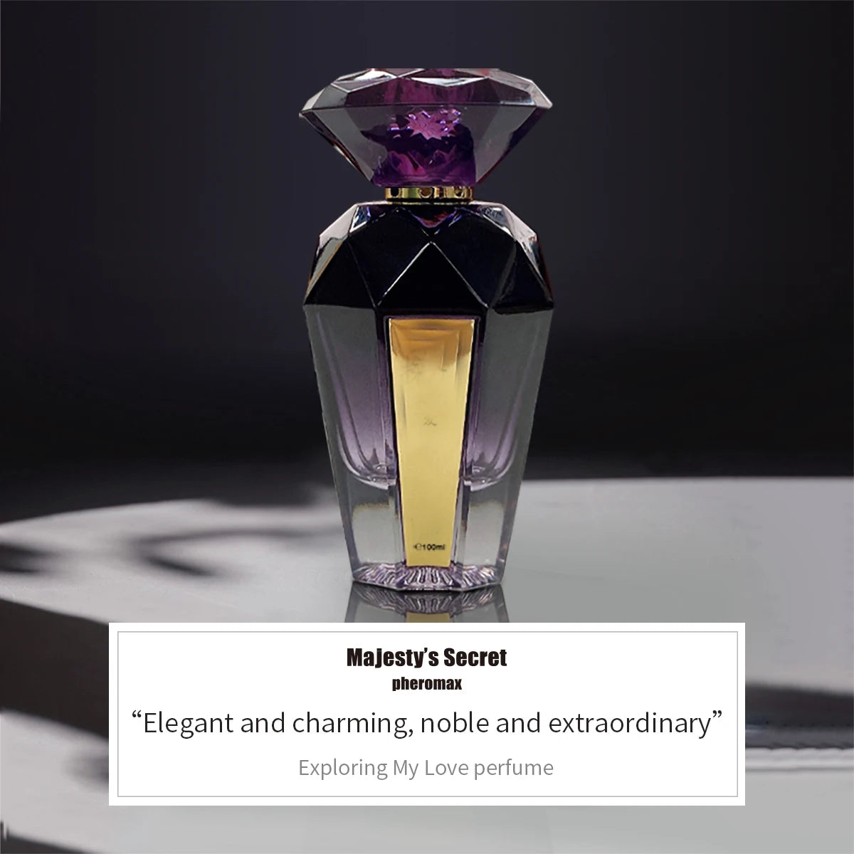 MAJESTY SECRET PHEROMAX Damenparfüm Spray Eau de Parfüm Erfrischender und langanhaltender Blumenduft Eleganter und reifer PE