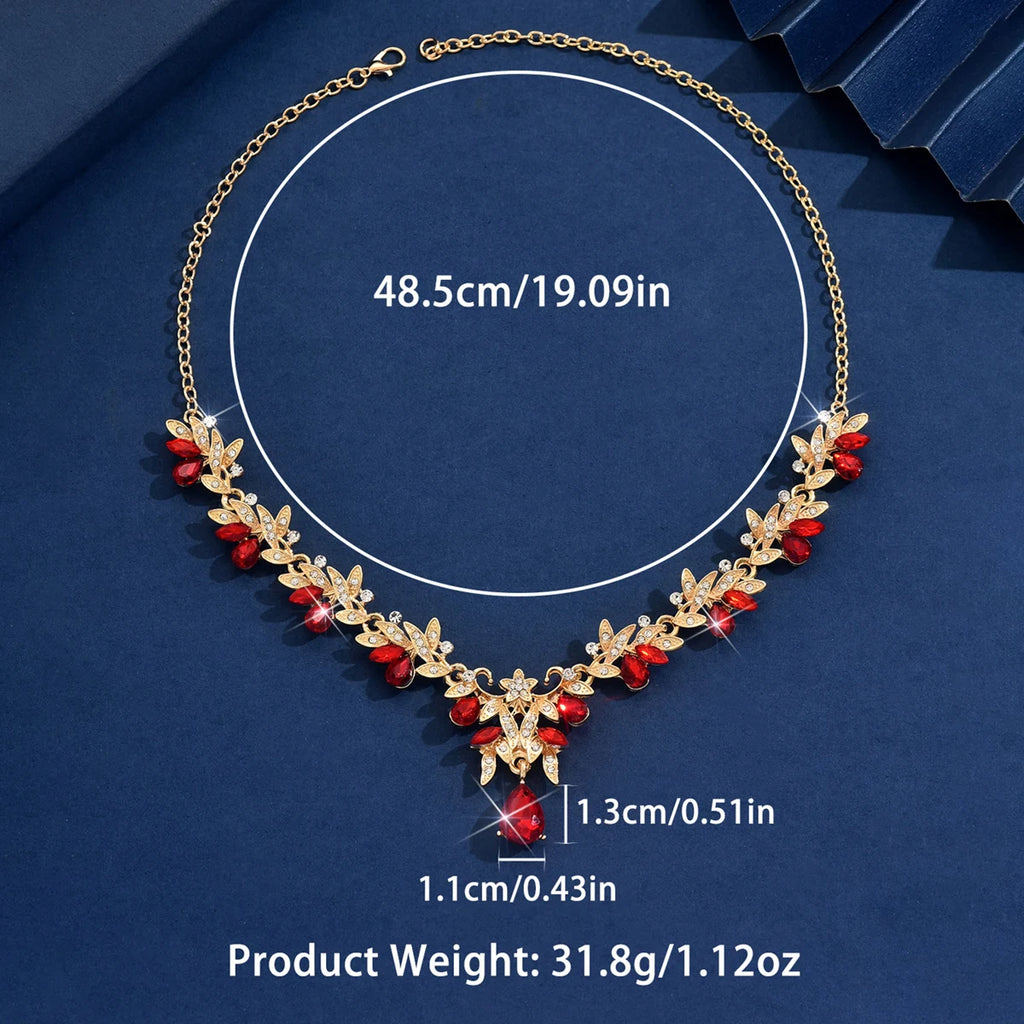 1PC Damenmode Blumendesign Halskette Schmuck Geeignet für Datum, Party, Festival Geschenke-2174