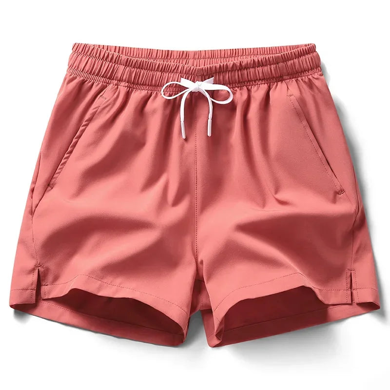Gym Shorts Herren Sport Jogginghose Taschen Gym Casual Shorts Basic Leichte Hosen Laufen Jogging Strand Shorts Männer Bademode