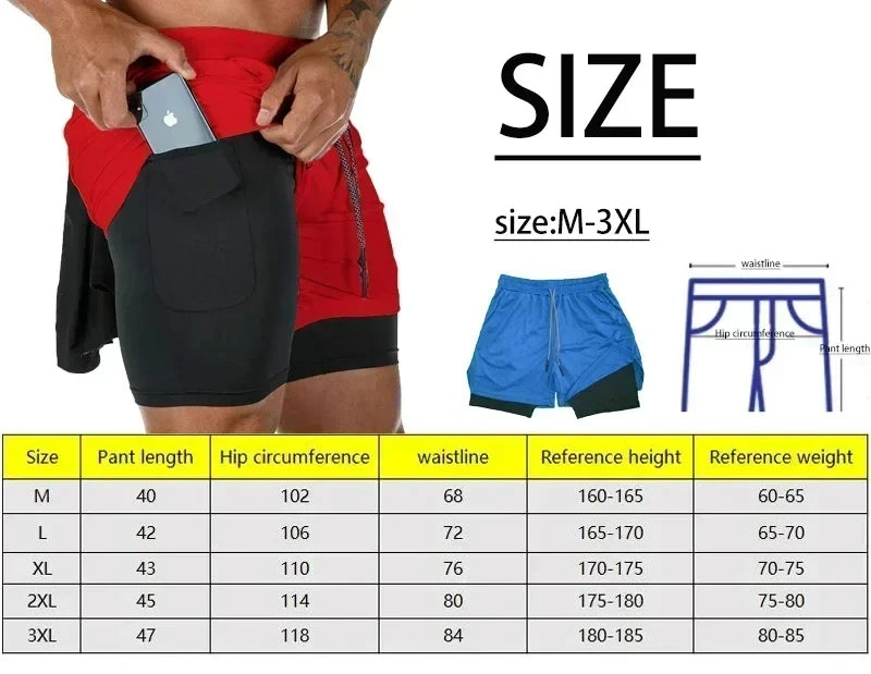 Anime Berserk Head Laufshorts für Herren, Fitness, Fitnessstudio, Training, 2-in-1, Sport, schnell trocknend, Training, Joggen, Doppeldeck, Sommer
