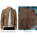 2024 motorrad Leder Jacken Mann Casual Mode Motorrad Mantel Slim Fit Revers PU Jacken Herbst Anti-wind Leder Mantel männlichen