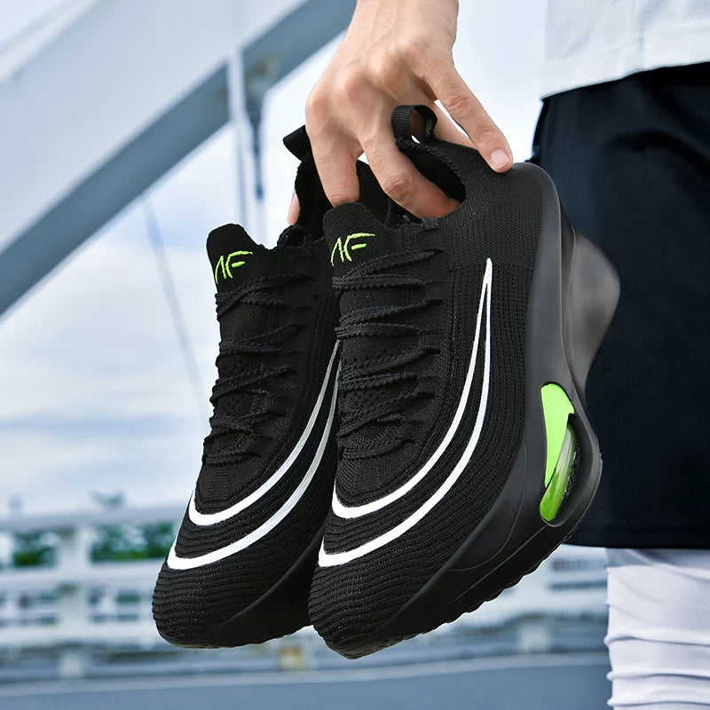 Luftpolster-Laufschuhe, Marathon-Spezialität, Herren, Sport, atmungsaktiv, leicht, Damen, bequem, sportlich, rutschfest