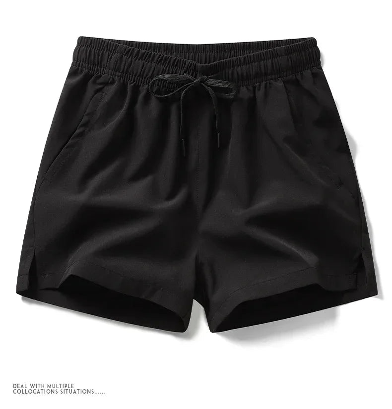 Gym Shorts Herren Sport Jogginghose Taschen Gym Casual Shorts Basic Leichte Hosen Laufen Jogging Strand Shorts Männer Bademode