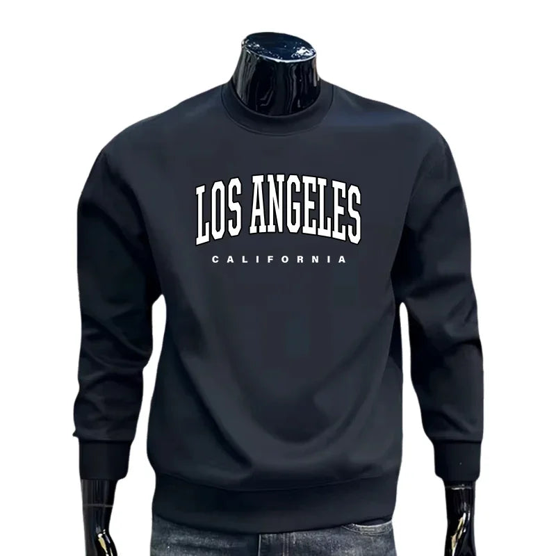 2025 Hot Sale Mens Fashion Printed Hoodie High Quality Autumn Daily Casual Fashion O-neck Longsleeve Pullover Soft Sweatshirt