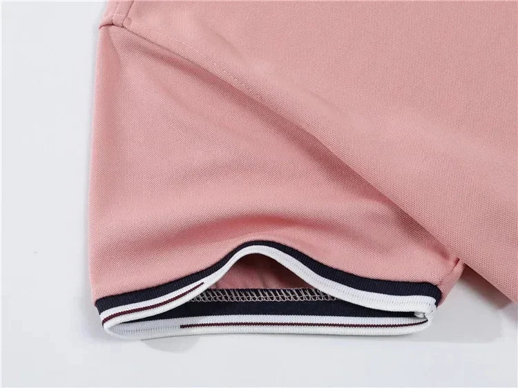 2026 Sommer Neu Herren Polohemd mit Revers, Anti-Pilling, bedruckt, Kurzarm, Freizeit, Business, Modisch, Slim Fit Polohemd für Herren
