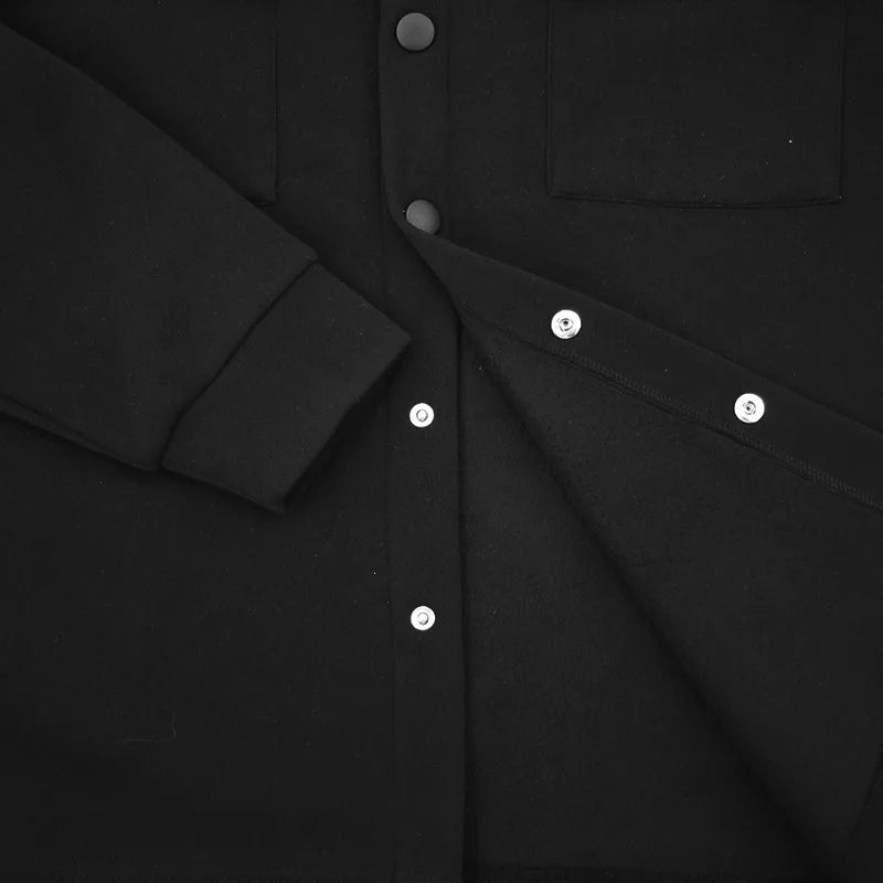 Winter europäische und amerikanische grenzüberschreitende lässige Herrenbekleidung Fleece-Revers europäische und amerikanische einreihige schmale Jacke