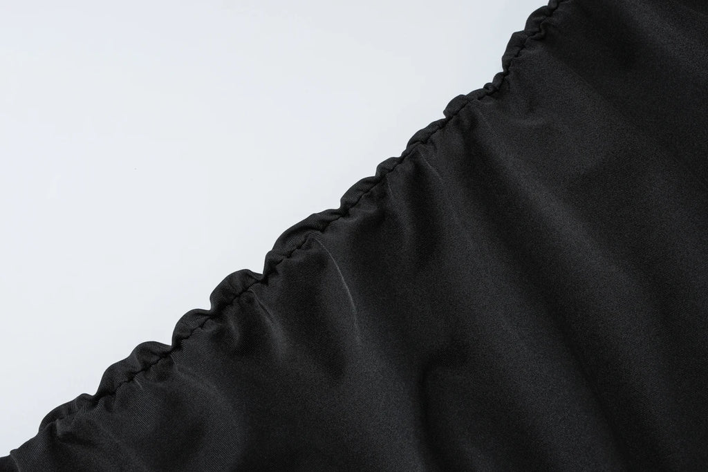 Dulzura ärmelloses, trägerloses, plissiertes Maxikleid mit Knopf, sexy, elegantes langes Kleid für Damen, Party, Club, Büro, Frühling und Sommer