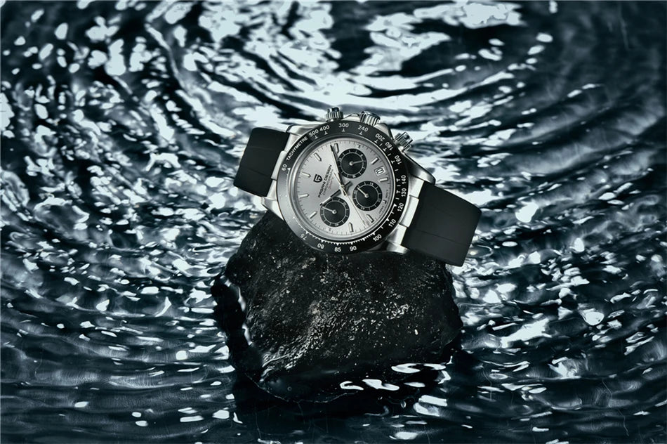 40mm Neue V2 PAGANI DESIGN männer Quarz Uhren Sapphire Retro Chronograph Edelstahl Wasserdichte Uhr Männer Relogio Masculino