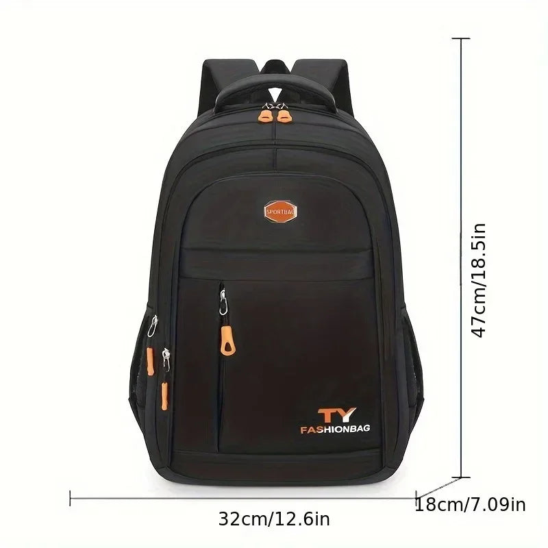 1-teiliger Herrenrucksack, wasserdichter Freizeitrucksack mit großer Kapazität, verstellbarer Computerrucksack