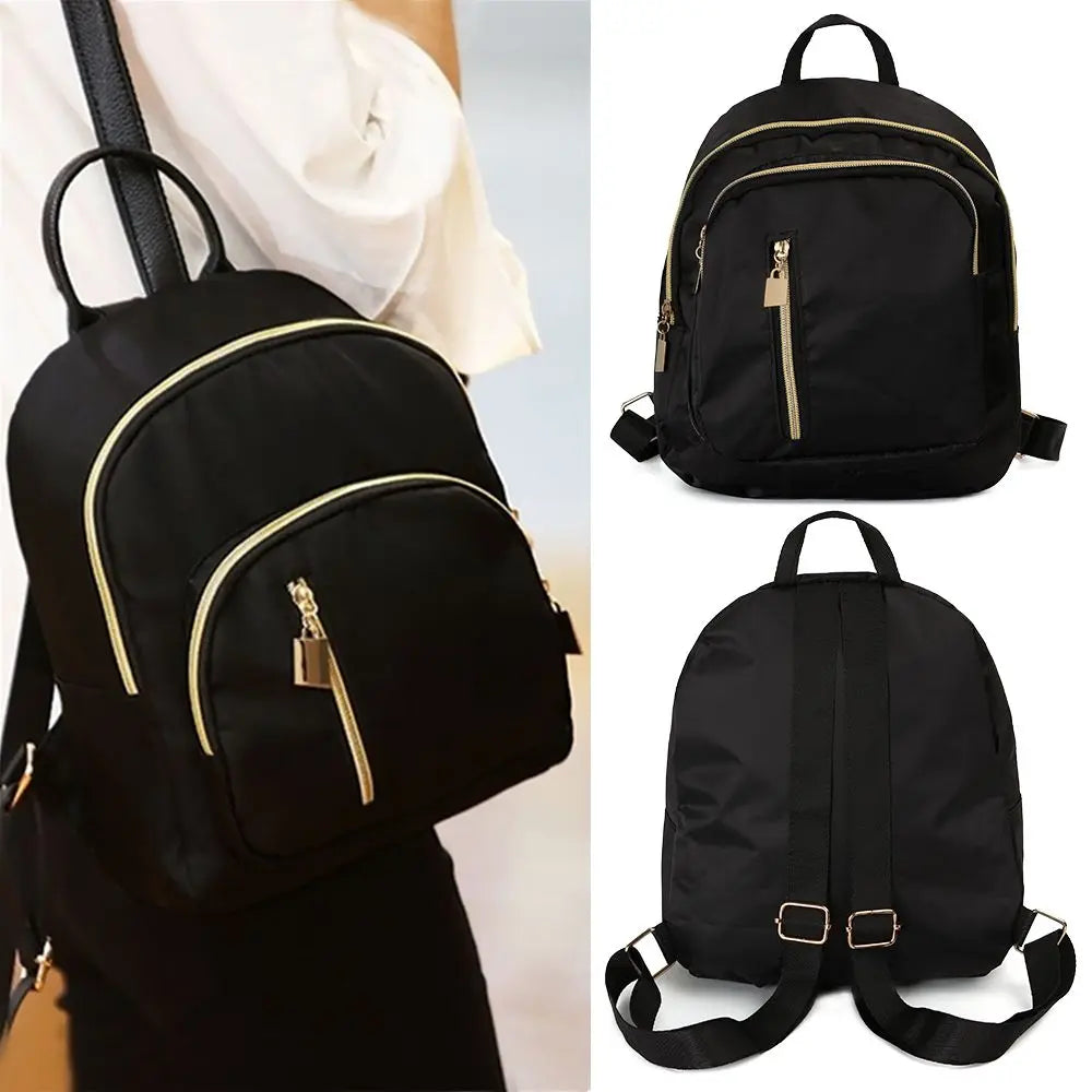 Frauen Multi-Funktion Mode Mädchen Oxford Daypack Reise Nette Mini Rucksack Männer Schulter Tasche Schwarz Geldbörse Heißer
