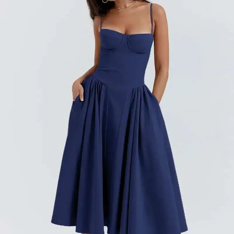Sommer Sexy Frauen Kleid Böhmen Lange Kleider Luxus Elegante V-ausschnitt Ärmellose Slip Blume Strand Sommerkleid Kleid für Weibliche 2025