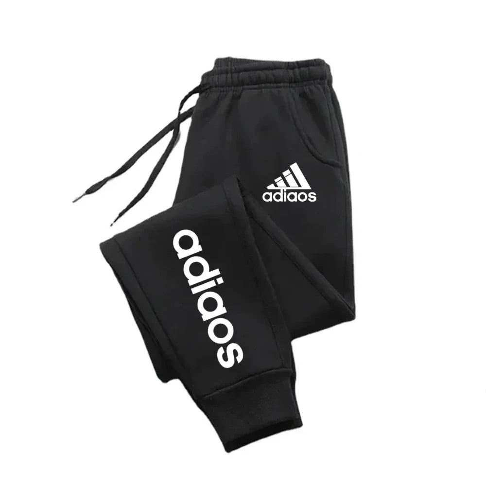 Herren-Jogginghose, trendige Herbst- und Winter-Sporthose, Jogging-Fitness-Laufhose, lässig, trendig, bequem und fas