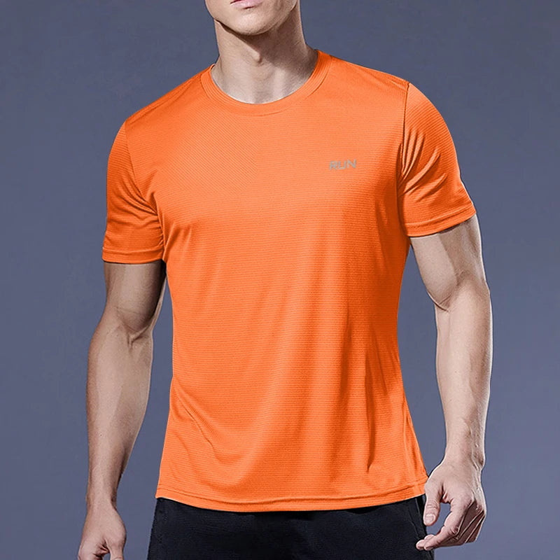 Sommer Herren Quick Dry Lauf Bodybuilding Shirts Sport Gym t Shirt Männer Kurzarm Fitness Tops Übergroßen t-Shirt Jersey