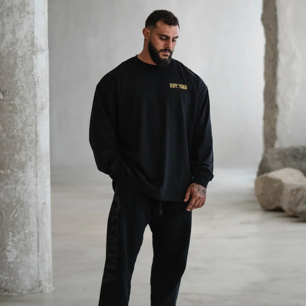 Gym Fitness T-shirt Men Women Casual Long Sleeve Printed Shirts Male Bodybuilding Tees Tops Workout Sports Training Clothing