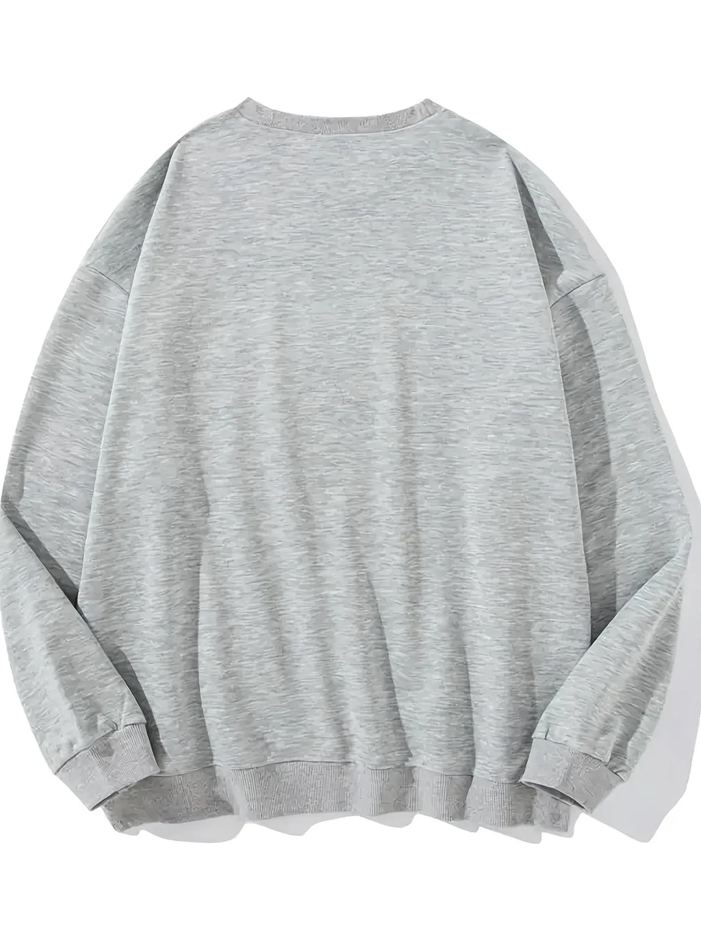 Men's autumn and winter fashionable casual loose bull graphic printed long sleeved round neck sweatshirt
