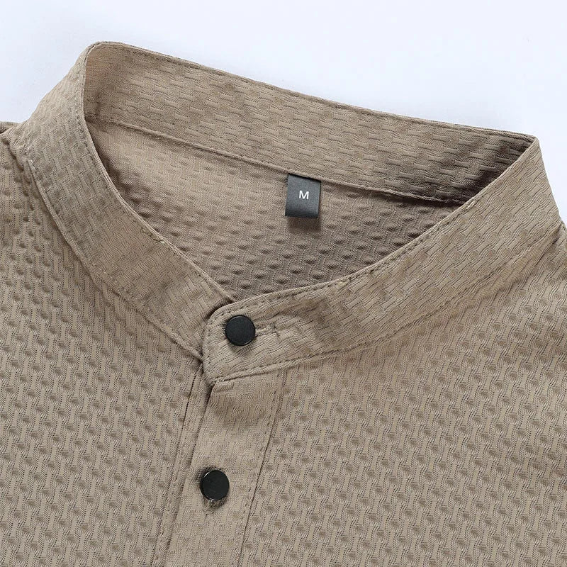 Herren Business Casual Kurzarm POLO Shirt Knochen Blume Einfarbig Atmungsaktiv Bequem Mode Sommer Vielseitig Top