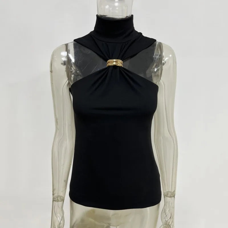 Sommer Mode Sexy Tank Top Pullover Für Frauen Schlank Off-Schulter Patchwork Liebsten Y2k Weste Top Weibliche Party Cropped top 2025