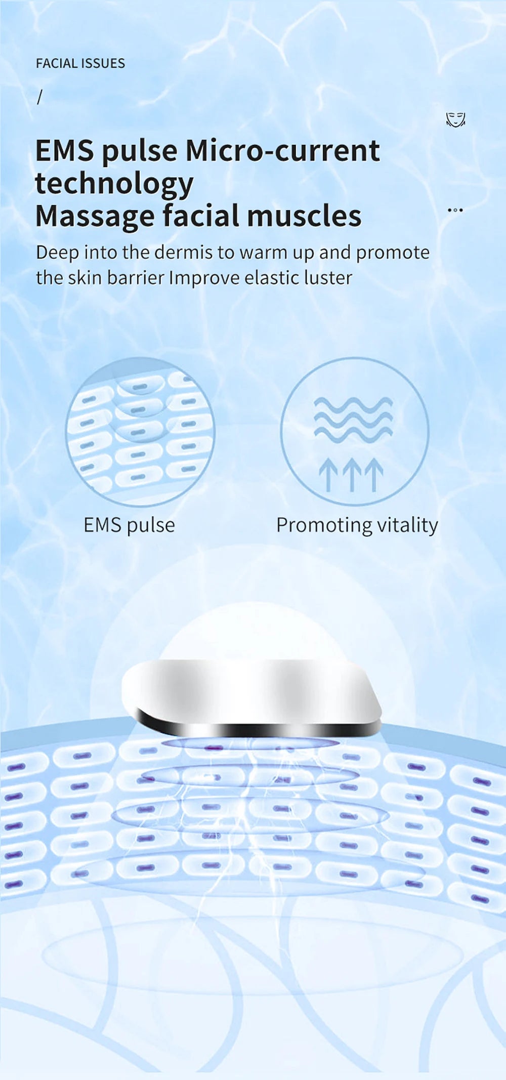 EMS Face Lifting Massagegerät Anti-Falten Straffendes Gesichtsmassagegerät V-Face Lift Gerät Mikrostromentferner Doppelkinn Hautpflege