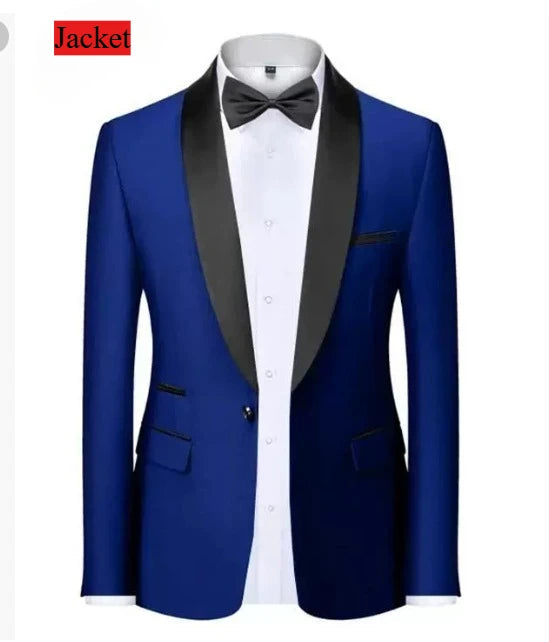 Männer Formale Slim Fit Smoking Prom Anzug Männlichen Bräutigam Hochzeit Blazer Hohe Qualität Trauzeuge Luxus Kleid Business Bankett Party Anzug