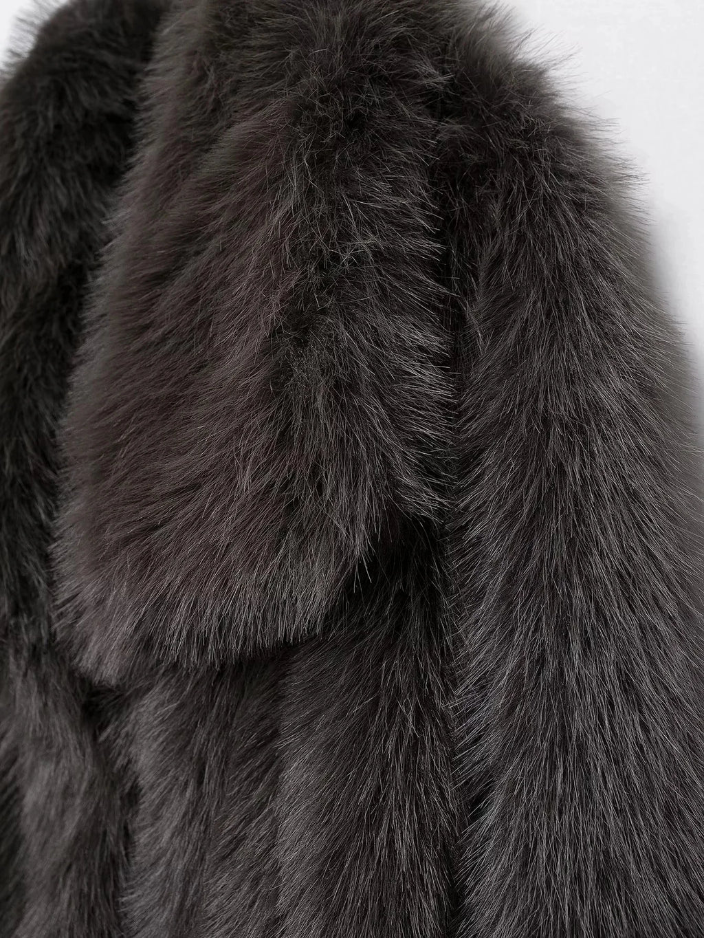 KONDALA 2025, Herbst und Winter, lässig, Kunstpelz, braun, für Damen, warme Jacken, Streetwear, Umlegekragen, Weihnachten, übergroße, elegante Mäntel
