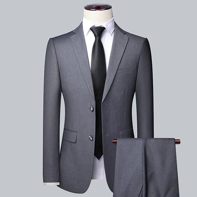 Anzug Boutique Herrenmode Business (Blazer + Weste + Hose) Gentleman's Hochzeit Casual Professioneller formeller Anzug 3-teilig M-6XL